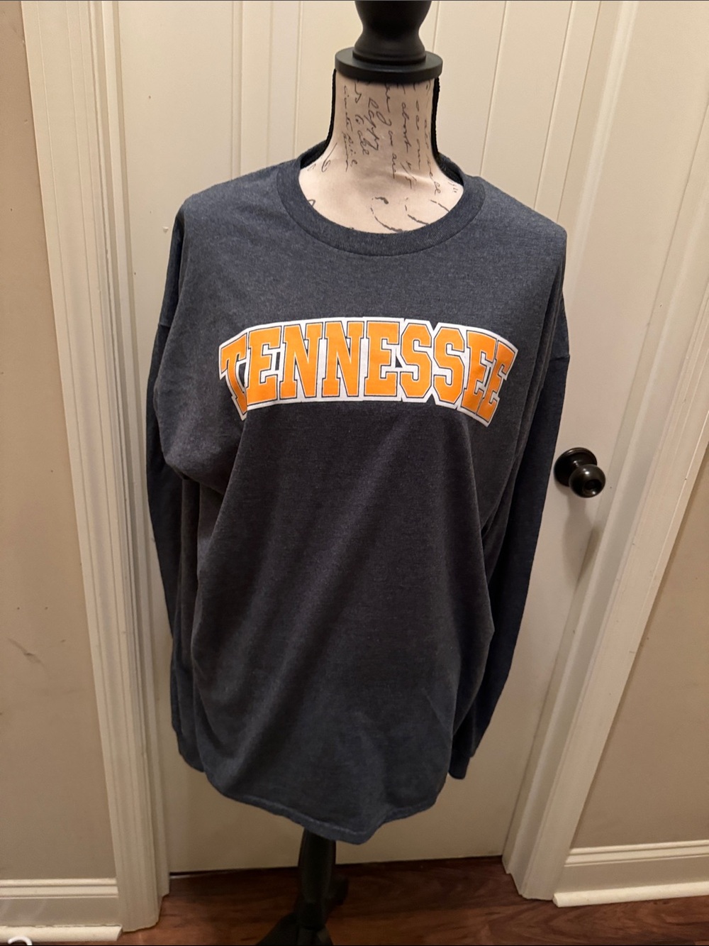 Gildan Tennessee Gray Ultra Cotton Crewneck Tee